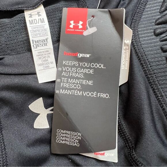 NWT Under Armour Heat Gear Compression Football Padded Armour Top Medium - Picture 6 of 11